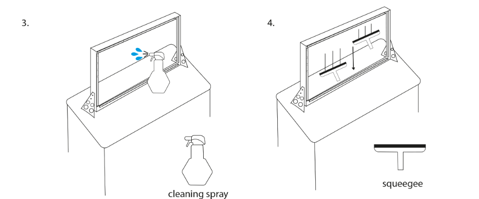 lightglass cleaning diagram